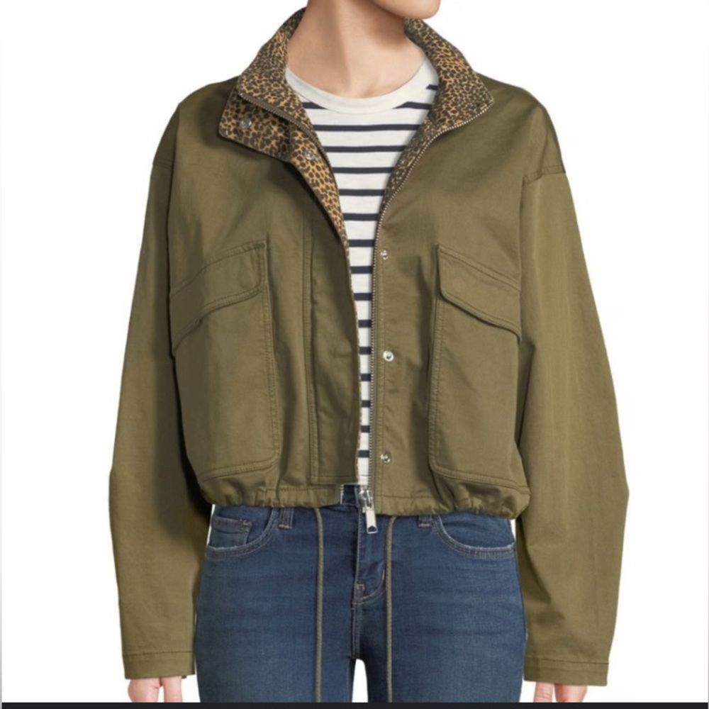 Current/Elliott The Cropped Infantry jacket NWT